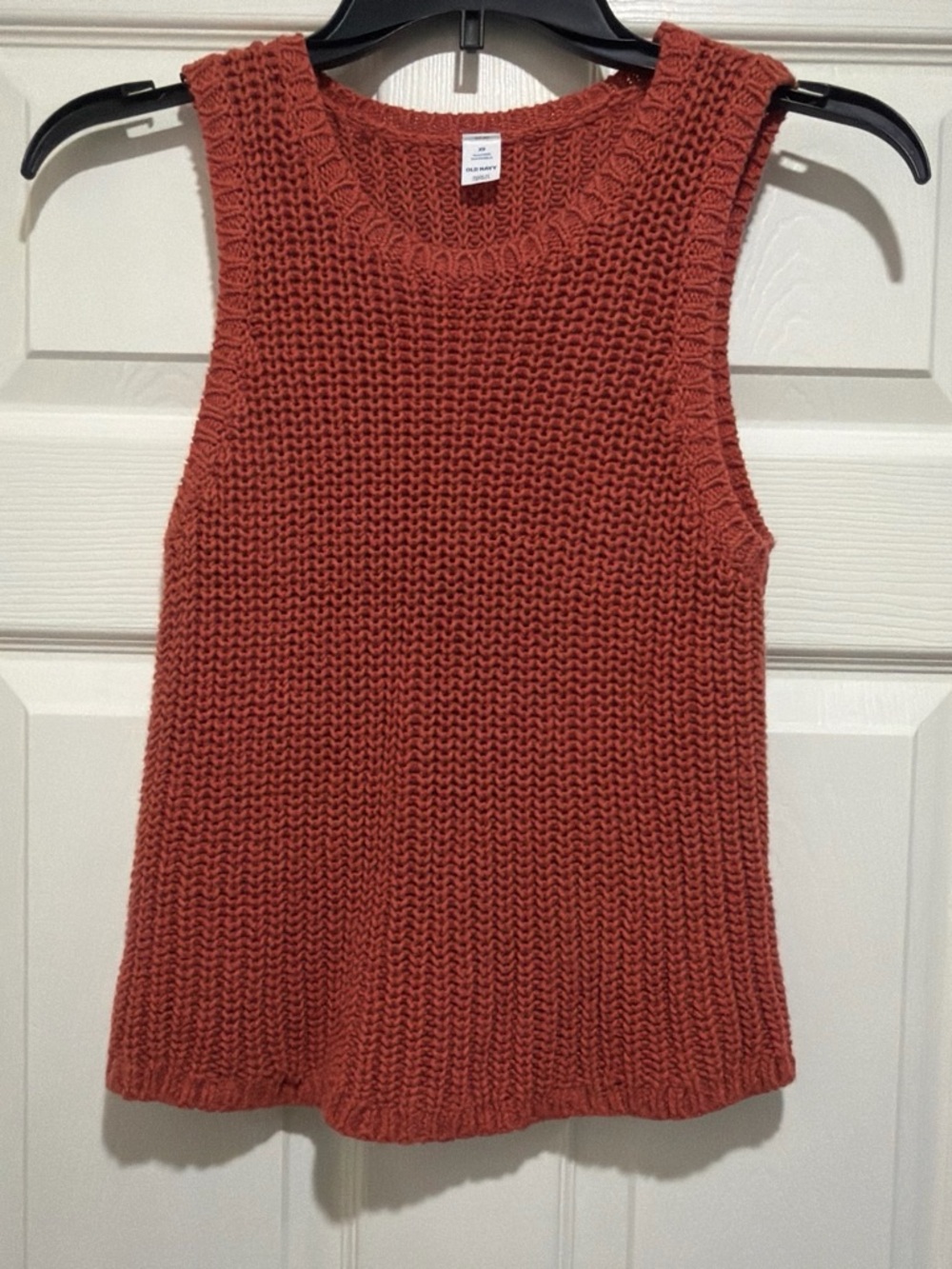 Old Navy Rust Red Knit Tank Top